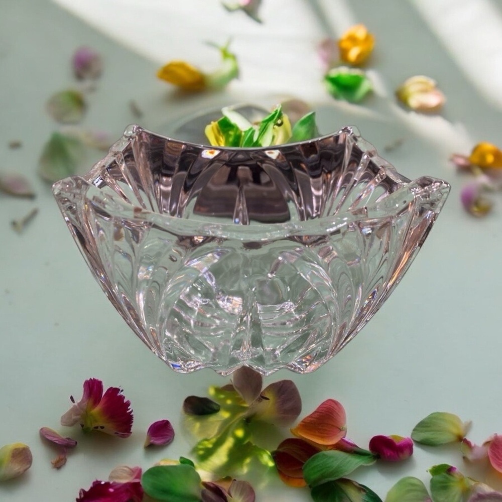 JG Durand Calliope 24% Lead Crystal Bowl. France Vintage - Picture 2 of 5